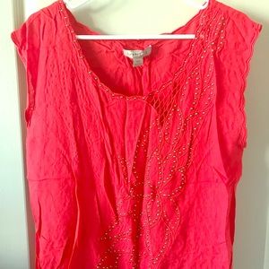 Gorgeous coral top from Forever 21!